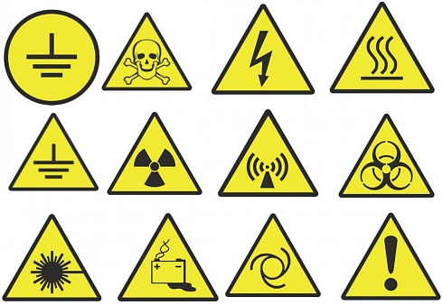  Знаки опасности